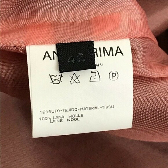 Anteprima Milano Suit Jacket Blazer Black Wool 42 - Picture 8 of 8